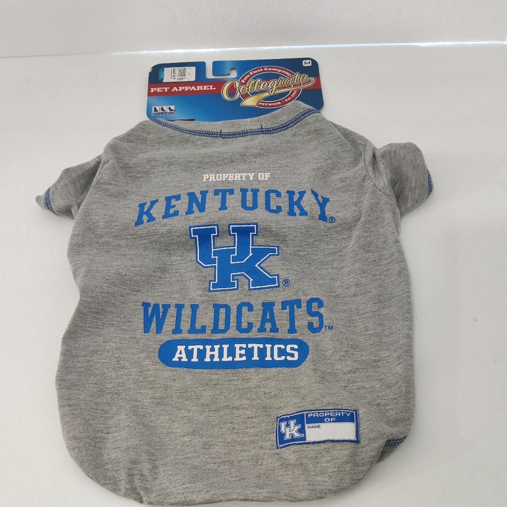 Pets First NCAA UK Tee Shirt for Dogs & Cats Comfortable & Sporty Dog Tee Shirt